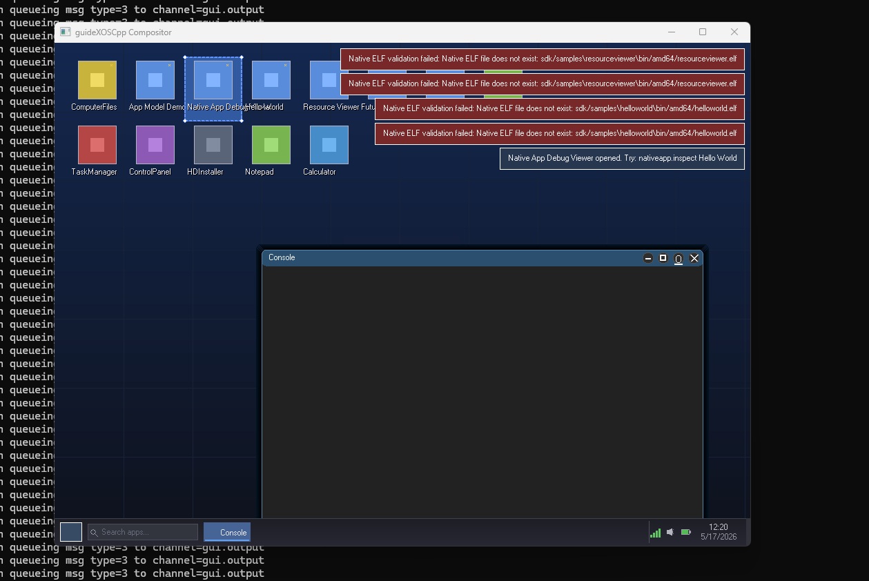 guideXOS Server compositor demos